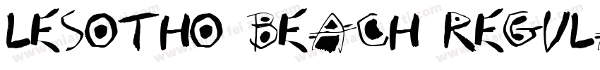 Lesotho Beach Regula字体转换